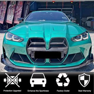 Передний бампер Лип V8 для G80, Карбон фото 2