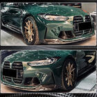 BMW 3 серия G20/G21 2018- гг. Передний Бампер Лип V9 для G80 Карбон фото 4