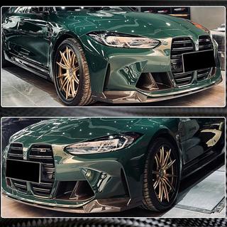 Передний Бампер Лип V9 для G80 Карбон фото 4