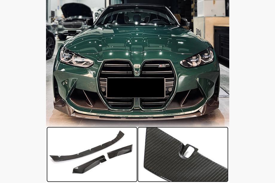 BMW 3 серия G20/G21 2018- гг. Передний Бампер Лип V9 для G80 Карбон Image