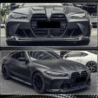 BMW 4 серия G22/23/26 2020- гг. Накладка на Передний Бампер Carbon V4 (для G82/G83) фото 5