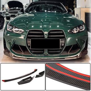 Накладка на Передний Бампер Carbon V4 (для G82/G83) BMW 4 серия G22/23/26 2020- гг. фото 1