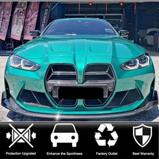 Передний Бампер Лип V6 для G82/G83 Карбон BMW 4 серия G22/23/26 2020- гг. фото 2