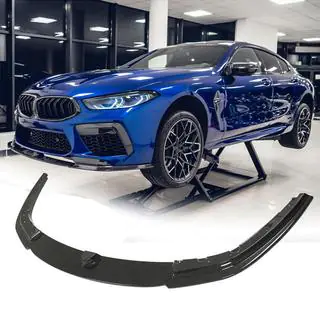 Передний Бампер Лип Спойлер (для F91/F92/F93 M8, Карбон) BMW 8 серия G14/G15/G16 2018- гг. фото 2