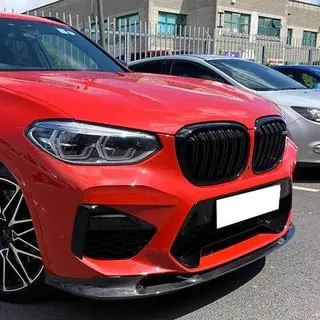 Передний бампер Лип V2 (для F97 2018-2021, Карбон) BMW X3 G01 2018- гг. фото 4