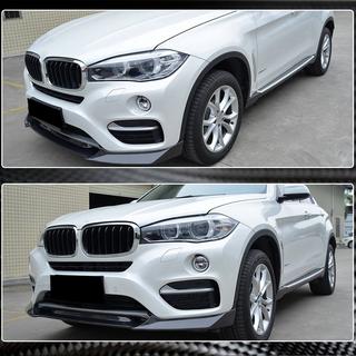 Передняя губа бампера FRP V3 (Base) BMW X6 F16 2014-2019 гг. фото 3