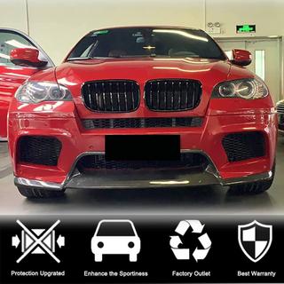 Передняя губа Lip V2 для X6M, карбон BMW X6 E71 2008-2014 гг. фото 2