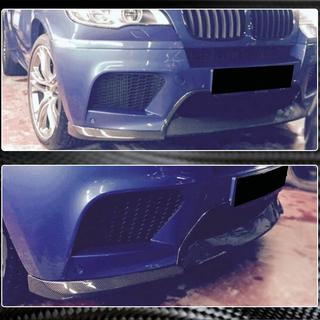 Передняя губа Lip V2 для X6M, карбон BMW X6 E71 2008-2014 гг. фото 3