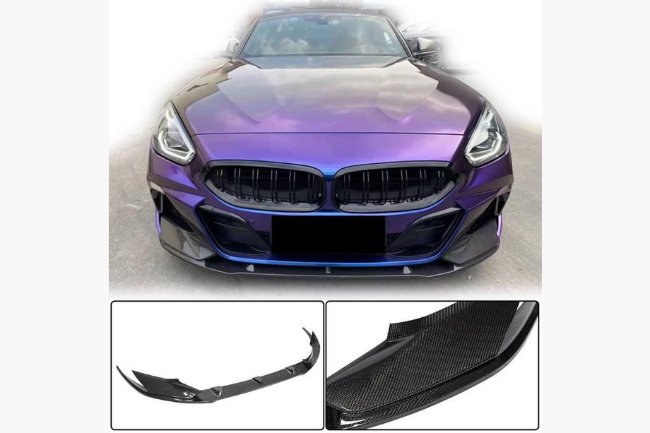 BMW Z4 (G29) 2018- гг. Карбоновая накладка на передний бампер V6 (M-Sport) Image
