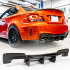 BMW 1 серия E81/E82/E87/E88 2004-2011 гг. Диффузор заднего бампера (для 1M E82, Карбон) фото 1