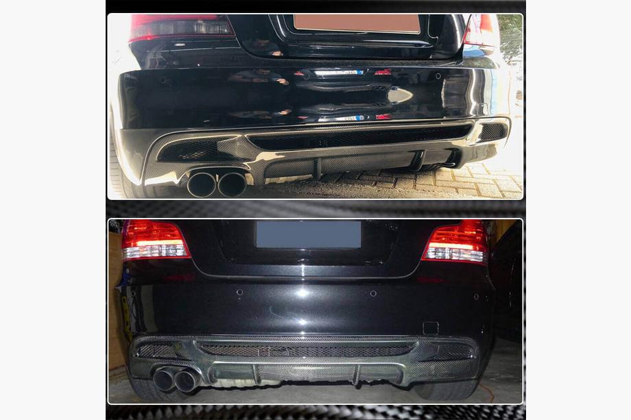 BMW 1 серия E81/E82/E87/E88 2004-2011 гг. Диффузор заднего бампера V1 для E82/E88 M-Sport, Карбон Фото 5