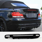 BMW 1 серия E81/E82/E87/E88 2004-2011 гг. Диффузор заднего бампера FRP V3 (для E82/E88 M Sport) фото 1