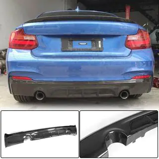 Задний диффузор V1 для F22/F23 M-Sport, Карбон фото 1