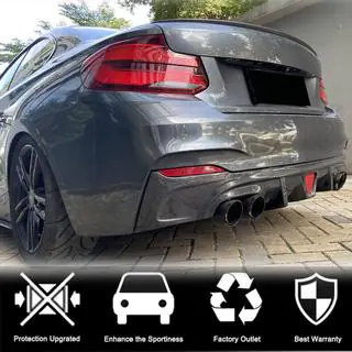 Задний Диффузор Бампера V2 для F22/F23 M-Sport, Карбон фото 3