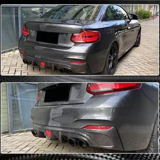 Задний Диффузор Бампера V2 для F22/F23 M-Sport, Карбон фото 4