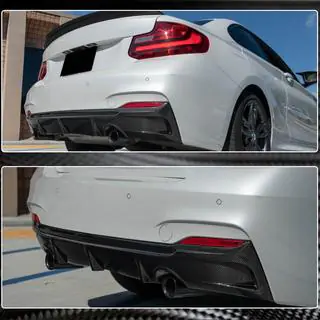 Задний диффузор V3 (для F22/F23 M-Sport, Карбон) фото 4
