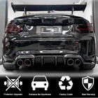 BMW 2 серия F22/F23 2014-2021 гг. Задний диффузор V2 для F87 M2/M2C, Карбон фото 7