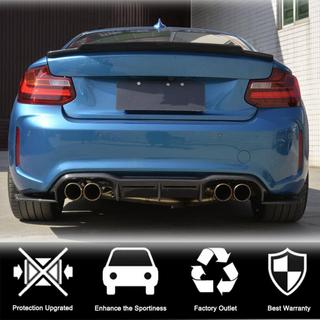 Диффузор заднего бампера Carbon V4 (для F87) BMW 2 серия F22/F23 2014-2021 гг. фото 2