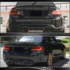 BMW 2 серия F22/F23 2014-2021 гг. Задний диффузор V6 (для F87 M2/M2C, Карбон) фото 4