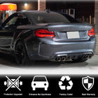 BMW 2 серия F22/F23 2014-2021 гг. Задний диффузор V5 для F87 M2/M2C, Карбон фото 4