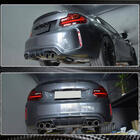 BMW 2 серия F22/F23 2014-2021 гг. Задний диффузор V5 для F87 M2/M2C, Карбон фото 6