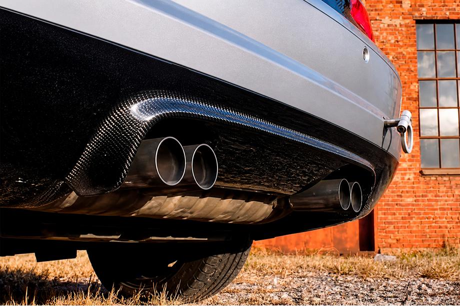 BMW 3 серия E46 1998-2006 гг. Задний диффузор V2 (для M3, Карбон) Фото 7
