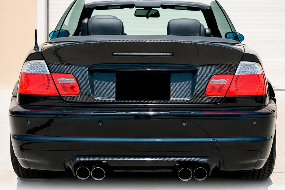 BMW 3 серия E46 1998-2006 гг. Задний диффузор V2 (для M3, Карбон) Фото 1