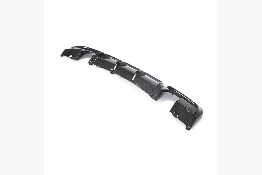 BMW 3 серия E90/E91 2005-2011 гг. Задний Диффузор Бампера V1 для E90 M-Sport, Карбон Фото 8