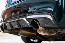 BMW 3 серия E90/E91 2005-2011 гг. Диффузор заднего бампера FRP V5 (для E90 M Sport) фото 4