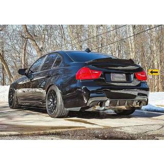 Диффузор заднего бампера FRP V5 (для E90 M Sport) BMW 3 серия E90/E91 2005-2011 гг. фото 2