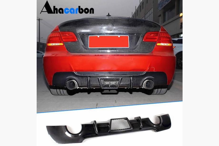 BMW 3 серия E92/E93 2006–2013 гг. Задний диффузор Carbon V3 (для M Sport) Фото 1