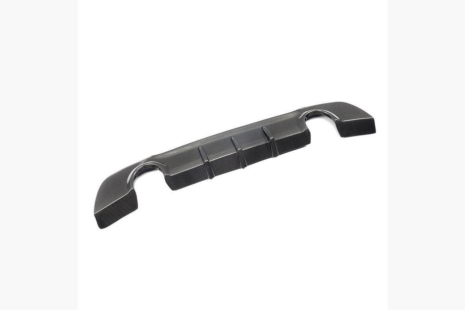 BMW 3 серия E92/E93 2006–2013 гг. Диффузор заднего бампера V2 (для M-Sport, Карбон) Фото 8