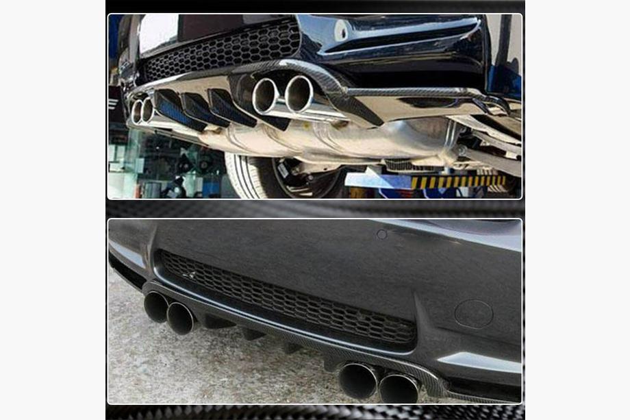 BMW 3 серия E92/E93 2006–2013 гг. Задний диффузор Hamann-Style (для M3, Карбон) Фото 4