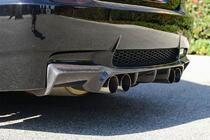 BMW 3 серия E90/E91 2005-2011 гг. Диффузор Заднего Бампера Карбон V2 (для E92/E93 M3) фото 2