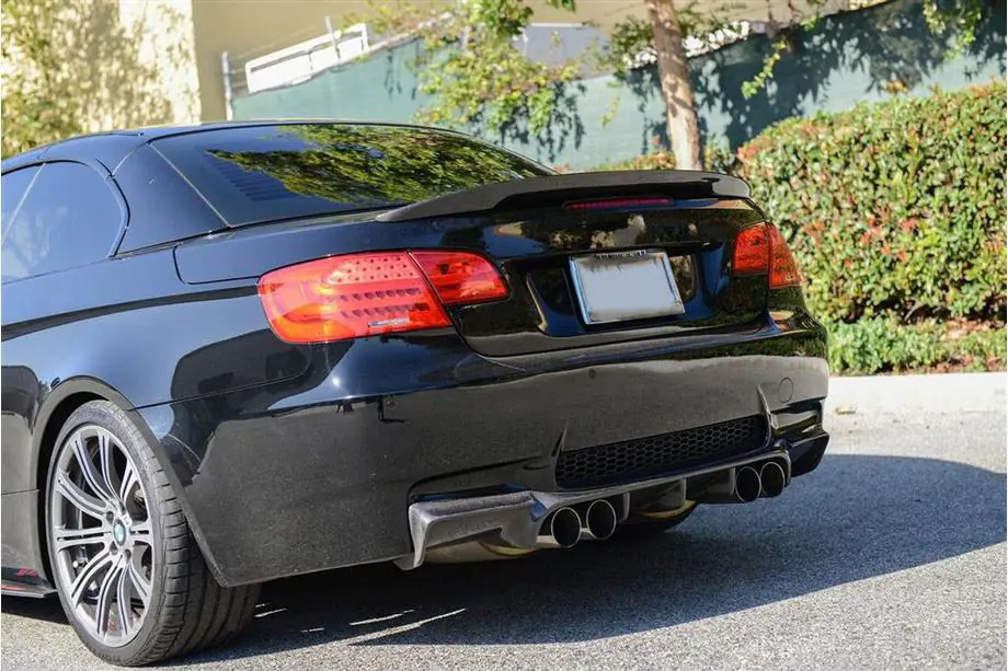 BMW 3 серия E92/E93 2006–2013 гг. Диффузор заднего бампера V-Style (для M3, Карбон) Фото 4