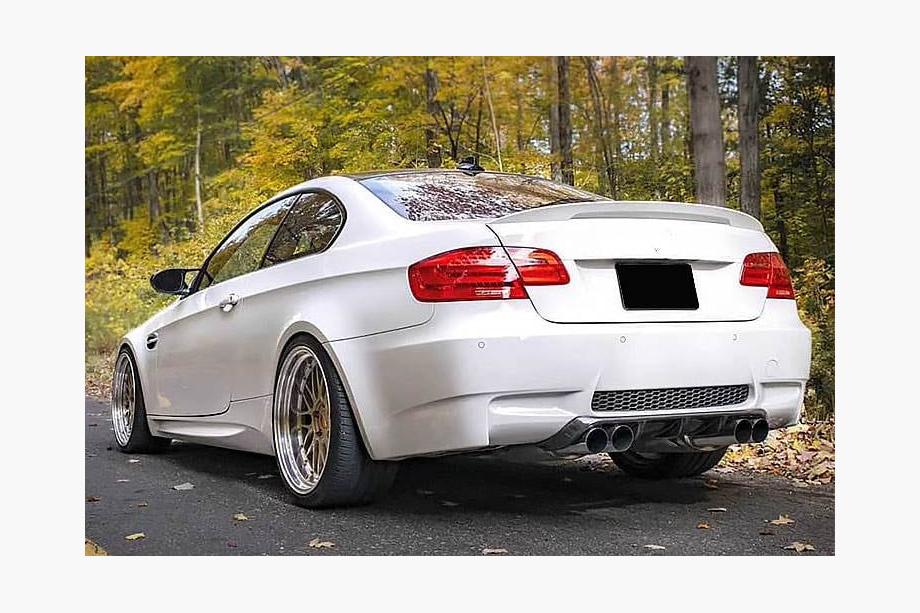 BMW 3 серия E92/E93 2006–2013 гг. Задний диффузор H2-Style (для M3, Карбон) Фото 3