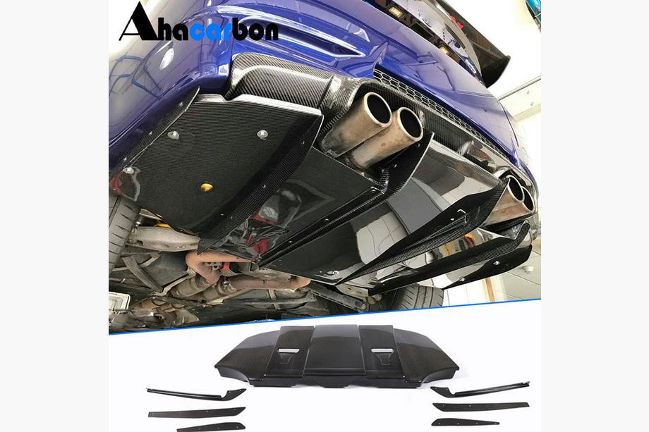 BMW 3 серия E92/E93 2006–2013 гг. Задний диффузор V6 (для M3, Карбон) Image