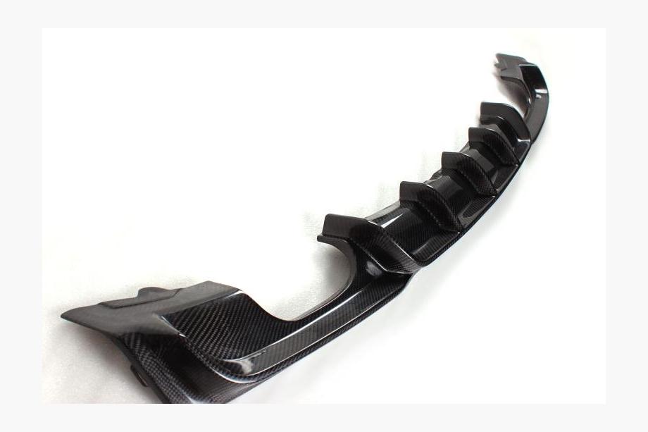 BMW 3 серия F30/F31 2012-2019 гг. Диффузор заднего бампера V4 (для F30 M-Sport, Карбон) Image