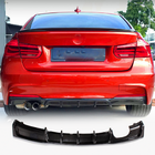 BMW 3 серия F30/F31 2012-2019 гг. Диффузор заднего бампера FRP V8 (для M-Sport) фото 1