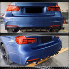 BMW 3 серия F30/F31 2012-2019 гг. Диффузор заднего бампера Carbon V9 (для M-Sport) фото 5