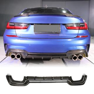 Диффузор заднего бампера V2 (для M-Sport 2018-2022, Карбон) фото 1