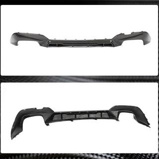 Диффузор заднего бампера V4 для M-Sport 2018-2022, Карбон фото 4