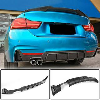Диффузор заднего бампера Carbon ABS V5 (M-Sport) BMW 4 серия F32/F33/F36 2012-2020 гг. фото 2