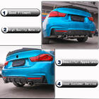 BMW 4 серия F32/F33/F36 2012-2020 гг. Диффузор заднего бампера V4 (для M-Sport, Карбон) фото 4