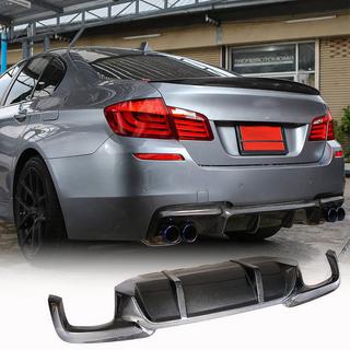 Диффузор Заднего Бампера Карбон V2 (M-Sport) BMW 5 серия F10/F11 2010–2016 гг. фото 1
