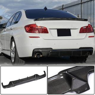Диффузор заднего бампера Carbon V5 (M-Sport) BMW 5 серия F10/F11 2010–2016 гг. фото 1