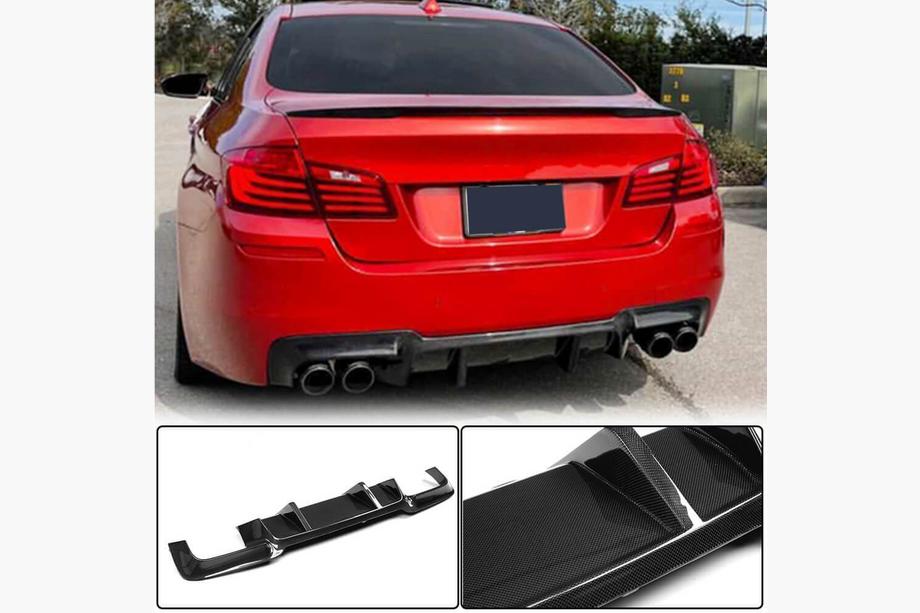 BMW 5 серия F10/F11 2010–2016 гг. Диффузор заднего бампера Carbon V2 (для M5) Image