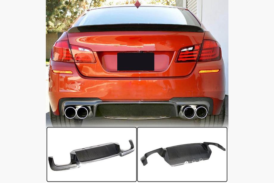 Диффузор заднего бампера Карбон V4 (для M5) Image Диффузор заднего бампера Карбон V4 (для M5) Image