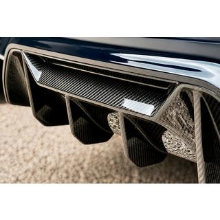 Диффузор заднего бампера V1 (для M5 F90, карбон) BMW 5 серия G30/G31 2017–2023 гг. фото 4