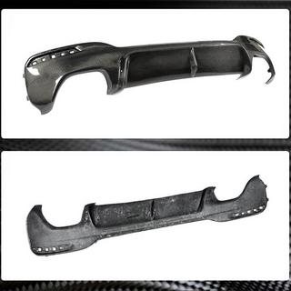 Диффузор заднего бампера V1 для M-Sport 2017-2020, Карбон фото 4